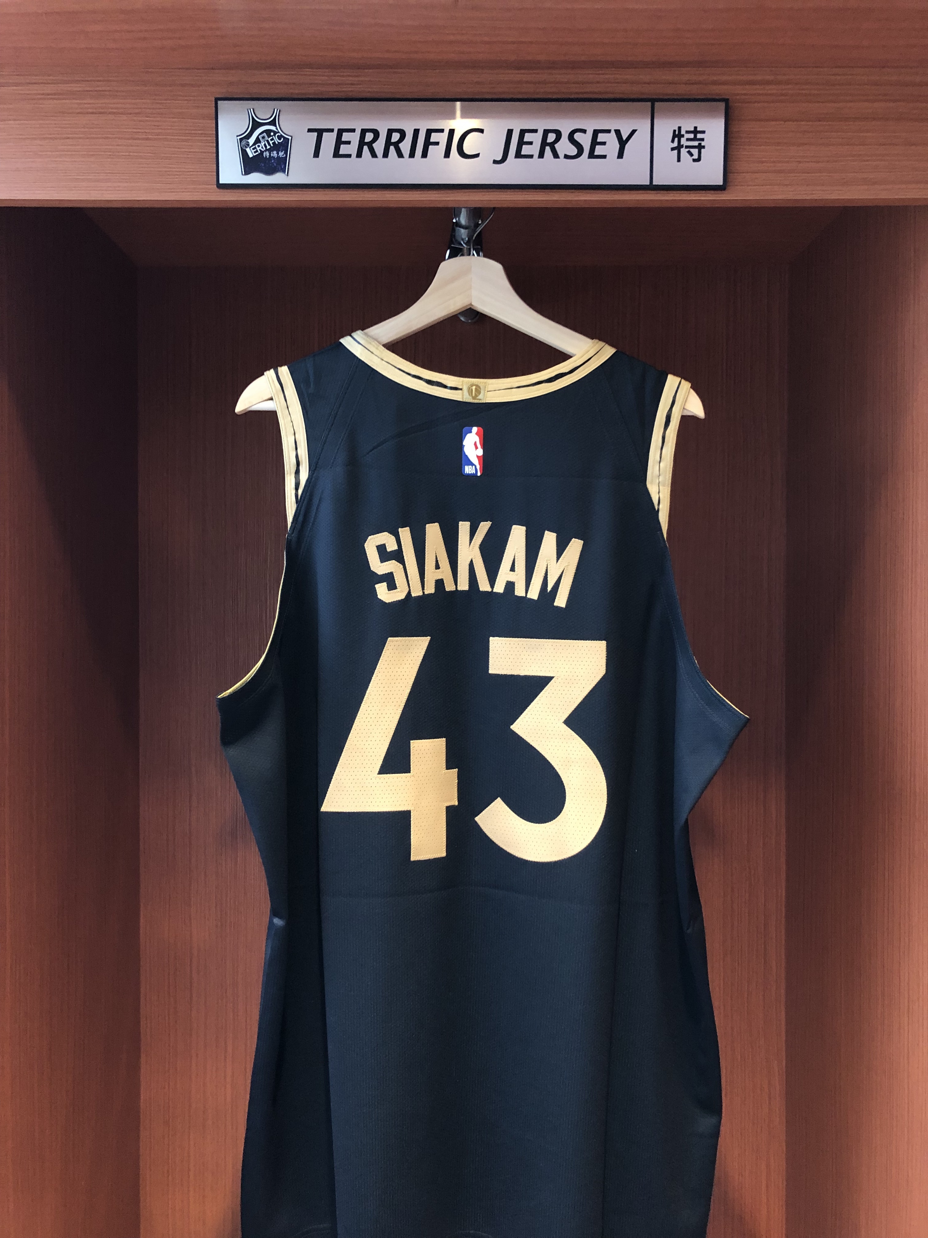 NBA球衣 Pascal Siakam 多倫多暴龍城市 City Nike Authentic 球員版 電繡 含贊助商標 全新