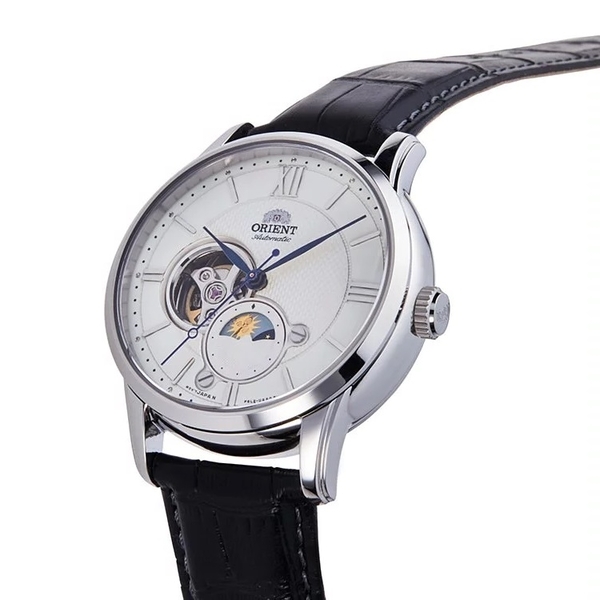 萬年鐘錶 - 東方錶  ORIENT   月象機械錶    RA-AS0011S  錶徑42 mm
