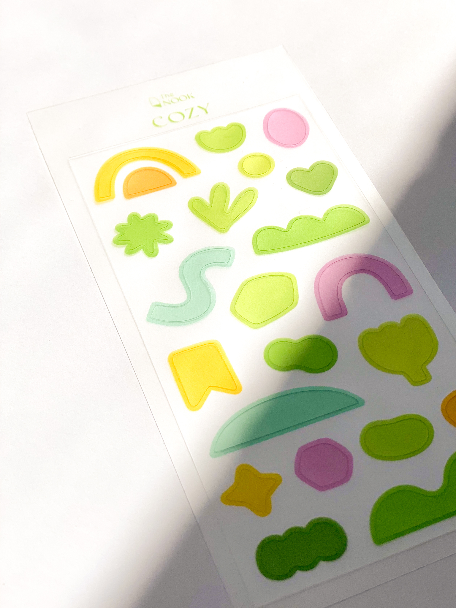 The NOOK春夏形狀手帳貼紙 Vol.2