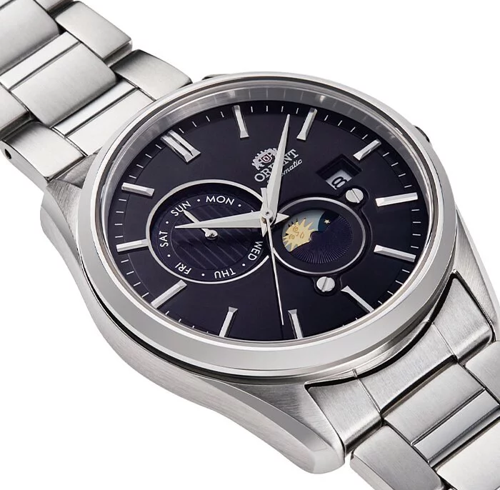 萬年鐘錶 - 東方錶  ORIENT   月象機械錶  RA-AK0307B   錶徑 41.5mm