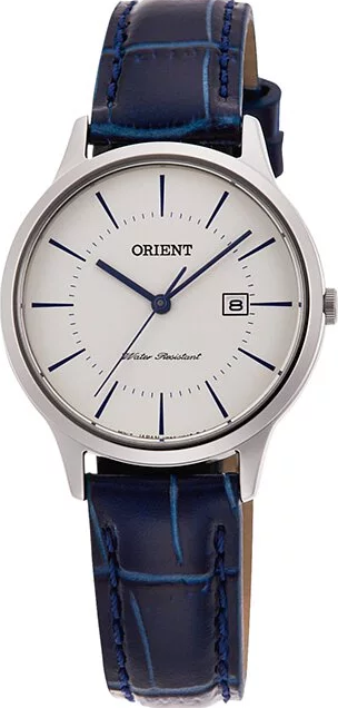 萬年鐘錶 - 東方錶  ORIENT   皮革簡約經典女錶   RF-QA0006S 錶徑 30mm