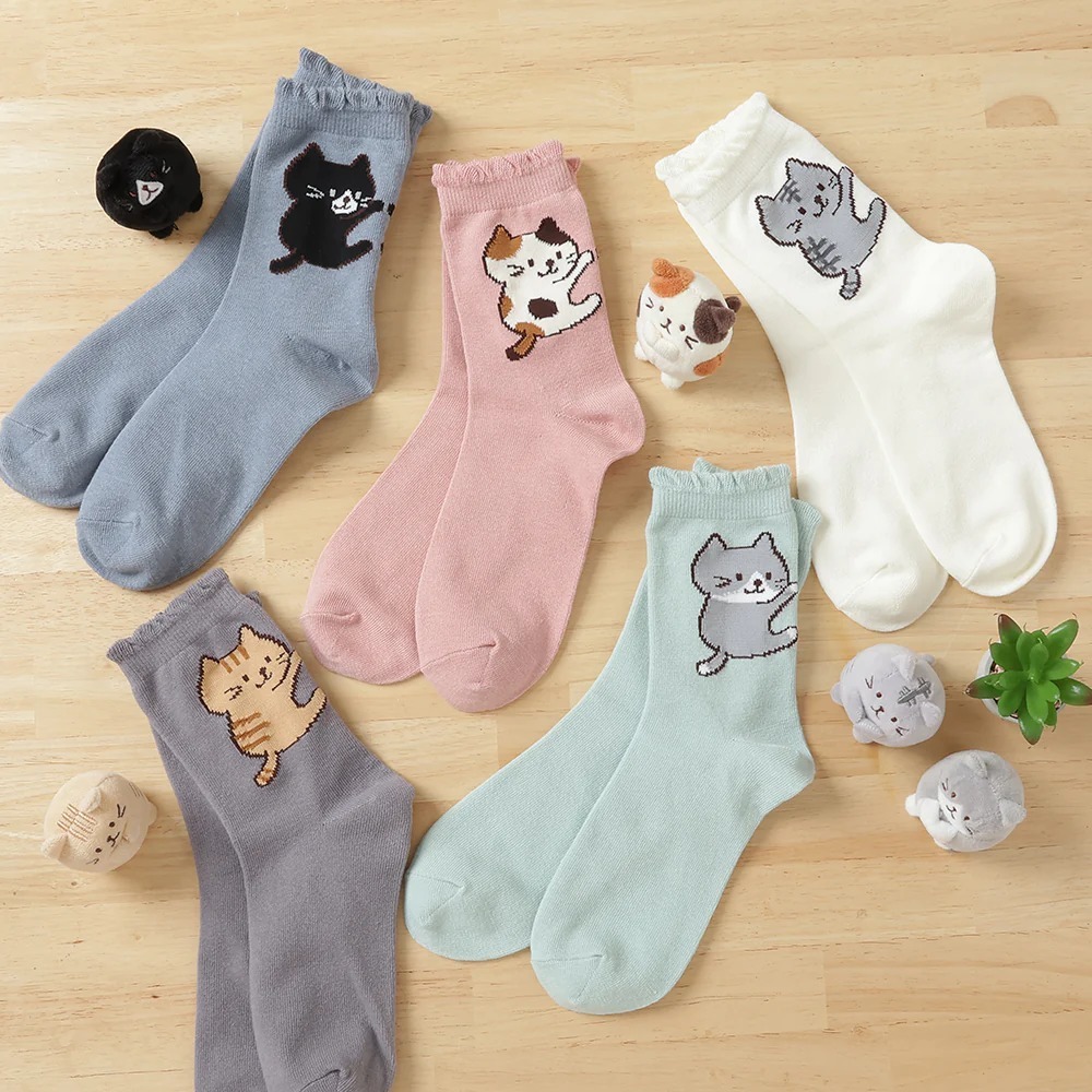 Fuku Fuku Nyanko 酷酷的圓領襪