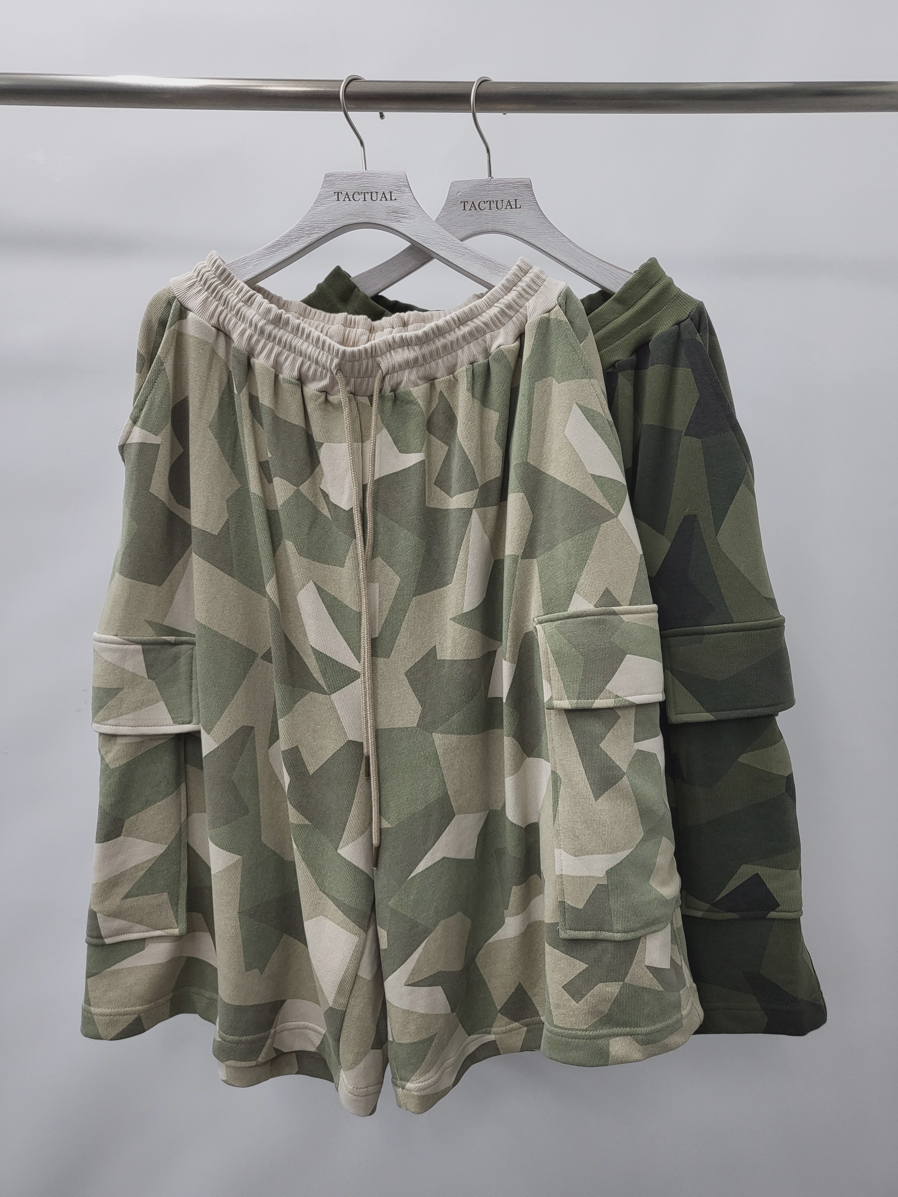 迷彩棉質工裝短褲 P2517