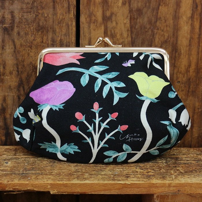 柊有花 Night  帆布口金包 L｜日本表現社