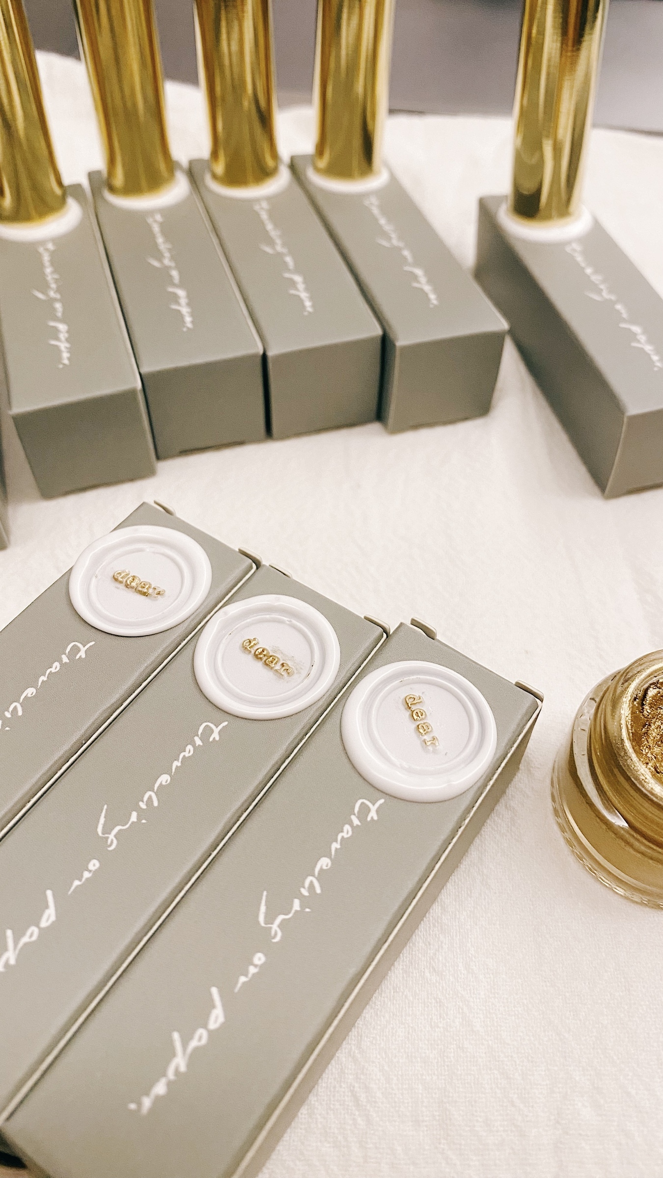 紙上旅行．dear. 黃銅封蠟章