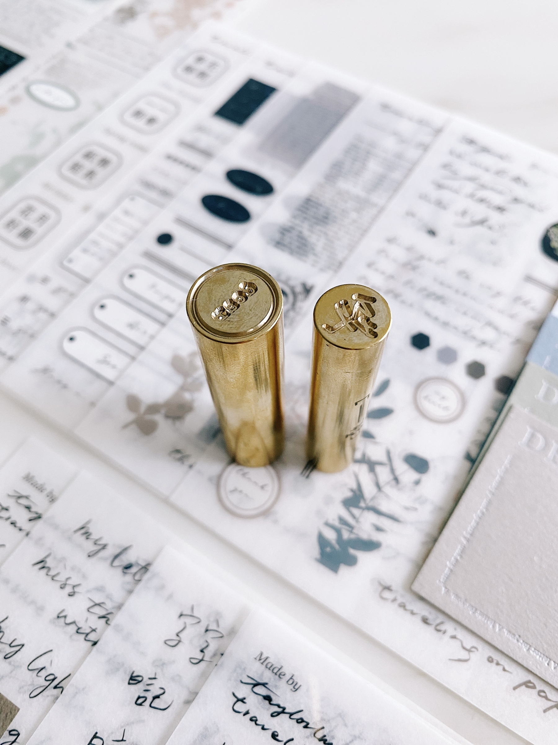 紙上旅行．dear. 黃銅封蠟章