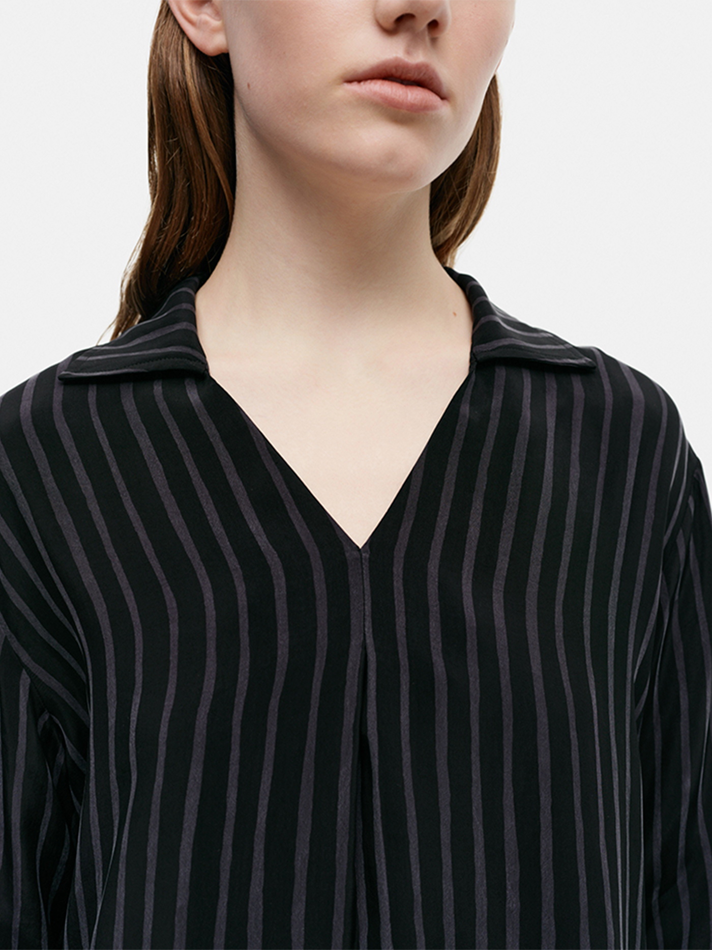 Piccolo Cupro Maneeri V Neck Tunic 85cm