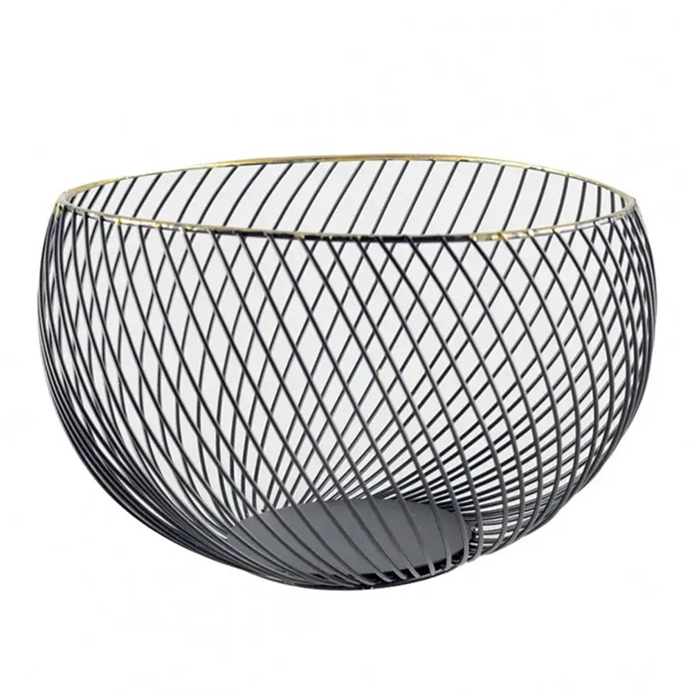 AULICA｜黑色金邊水果籃