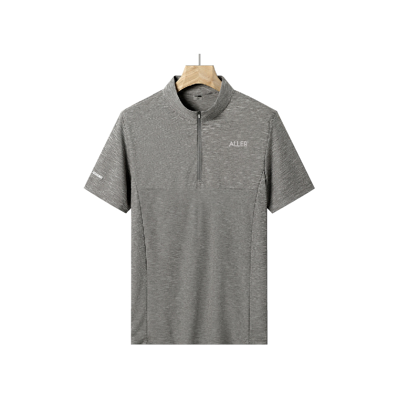 ALLER 立領拉鍊POLO排汗衫 男款 (3色) 排汗透氣/快乾/登山休閒 10AL8860