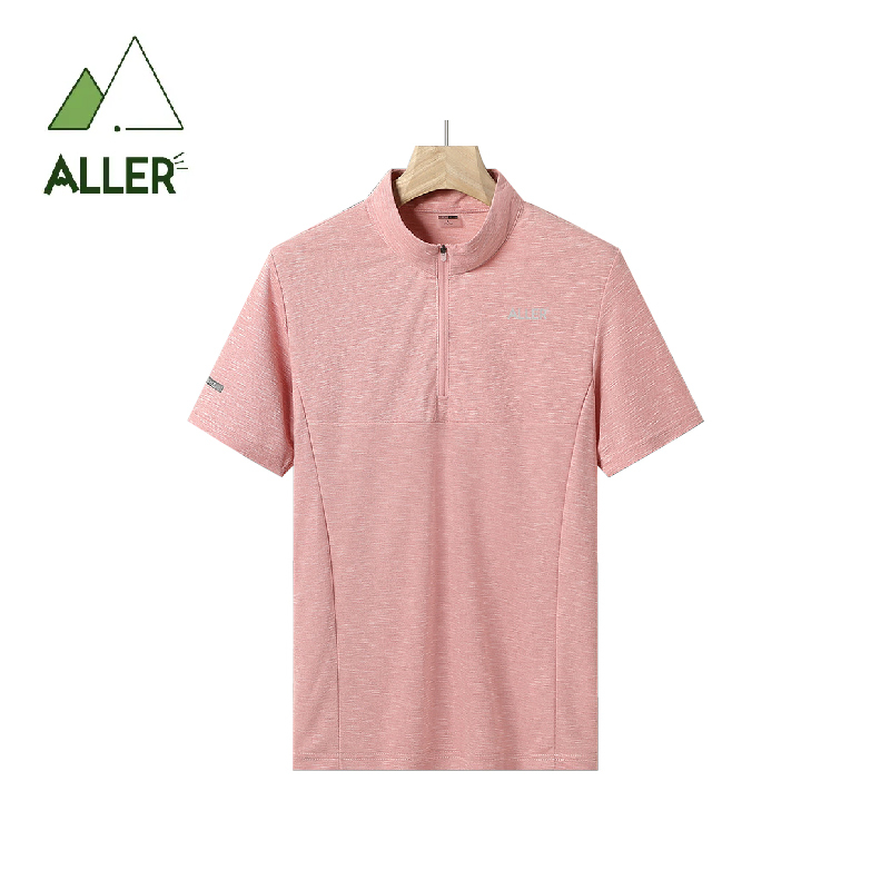 ALLER 立領拉鍊POLO排汗衫 男款 (3色) 排汗透氣/快乾/登山休閒 10AL8860