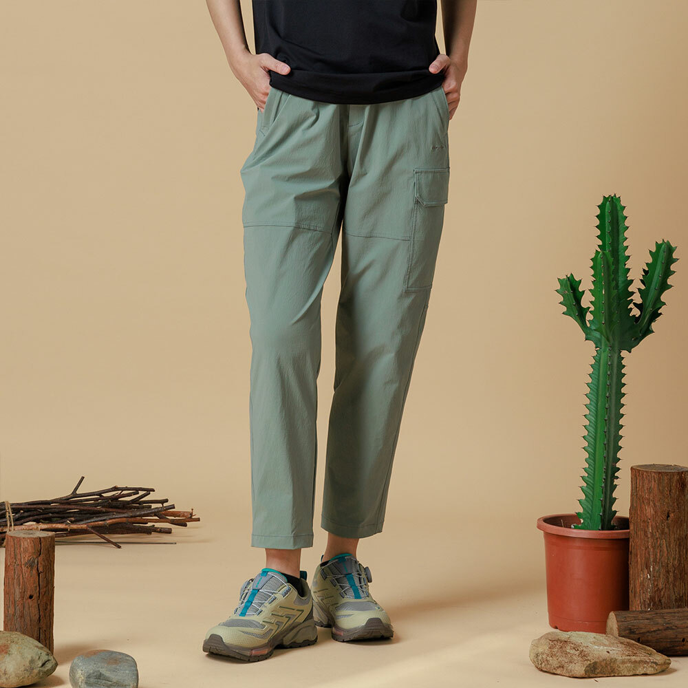 【EIDER】女快乾修身長褲 / 23EDWP23301-[卡其綠]