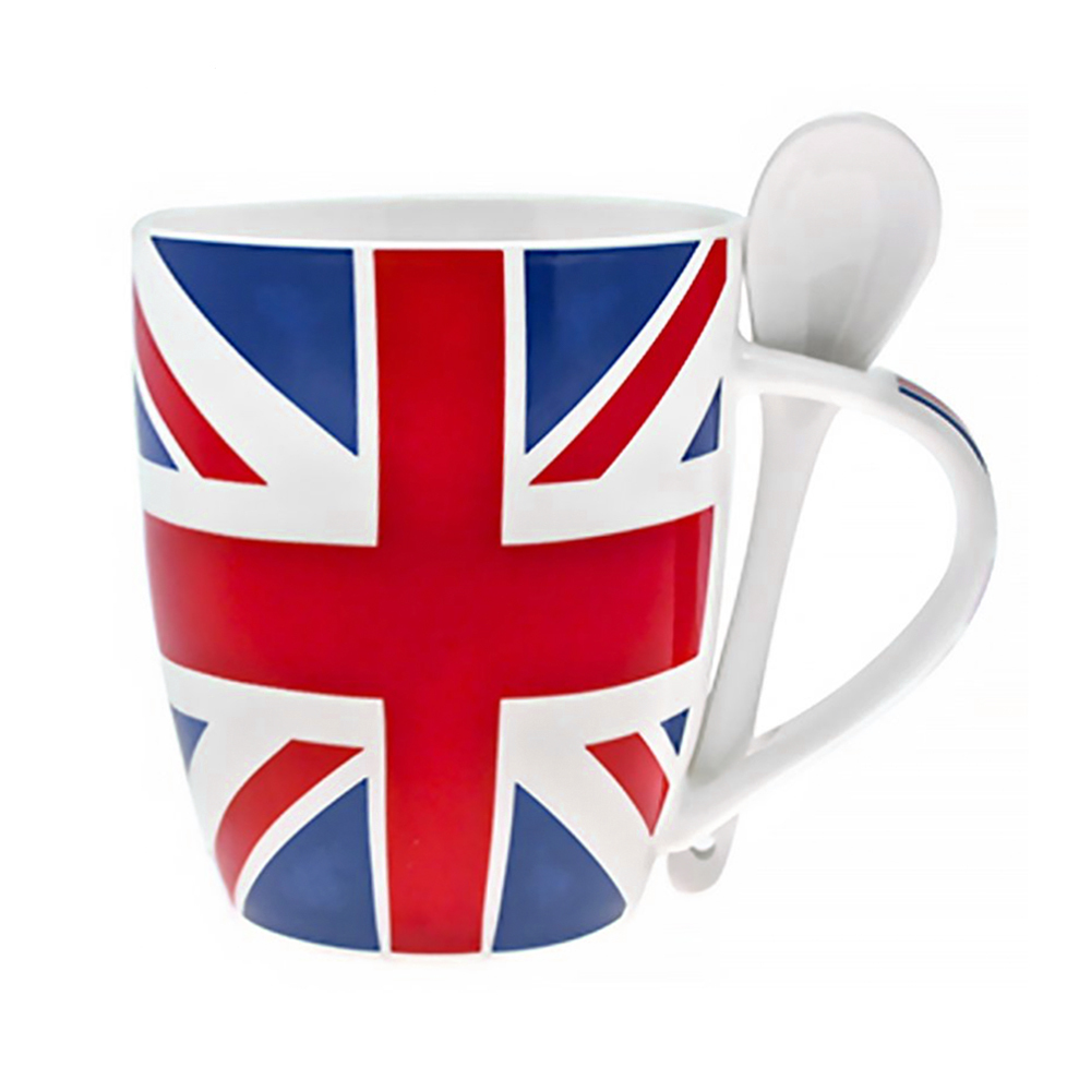 【LESSER & PAVEY】Union Jack 英國國旗馬克杯附匙