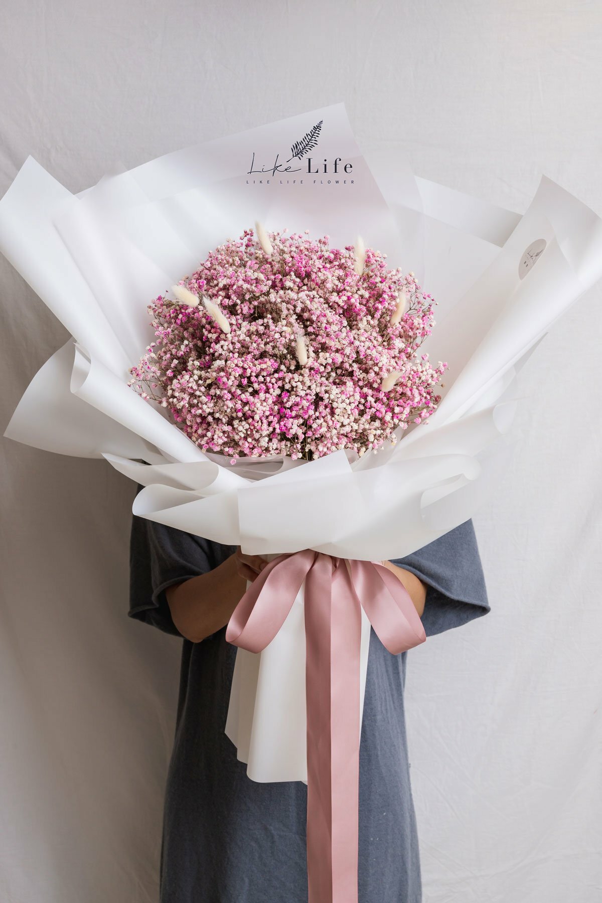 粉色滿天星花束,粉色巨大滿天星花束,滿天星,巨大花束台北推薦