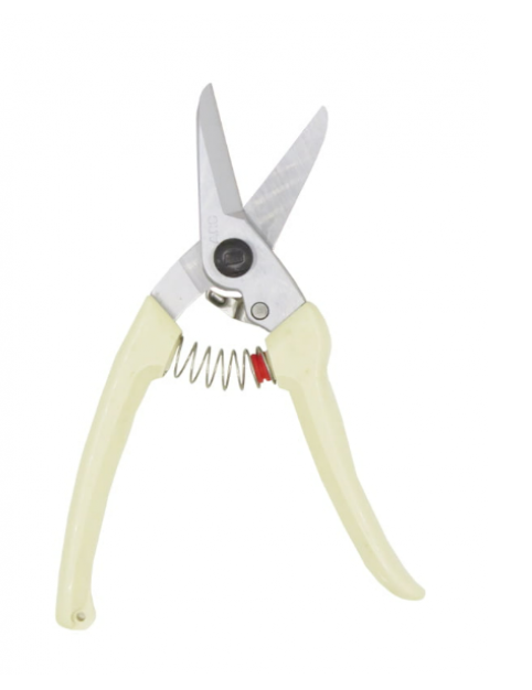 "ARS" 7"日本直咀花枝剪(白色)