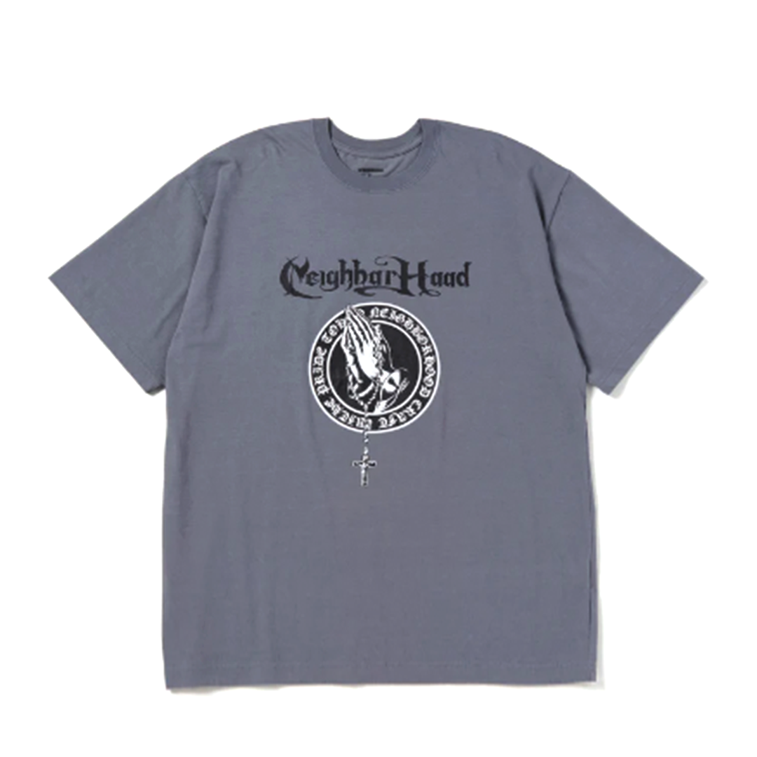 NEIGHBORHOOD NH . TEE SS-11 祈禱短T 灰色