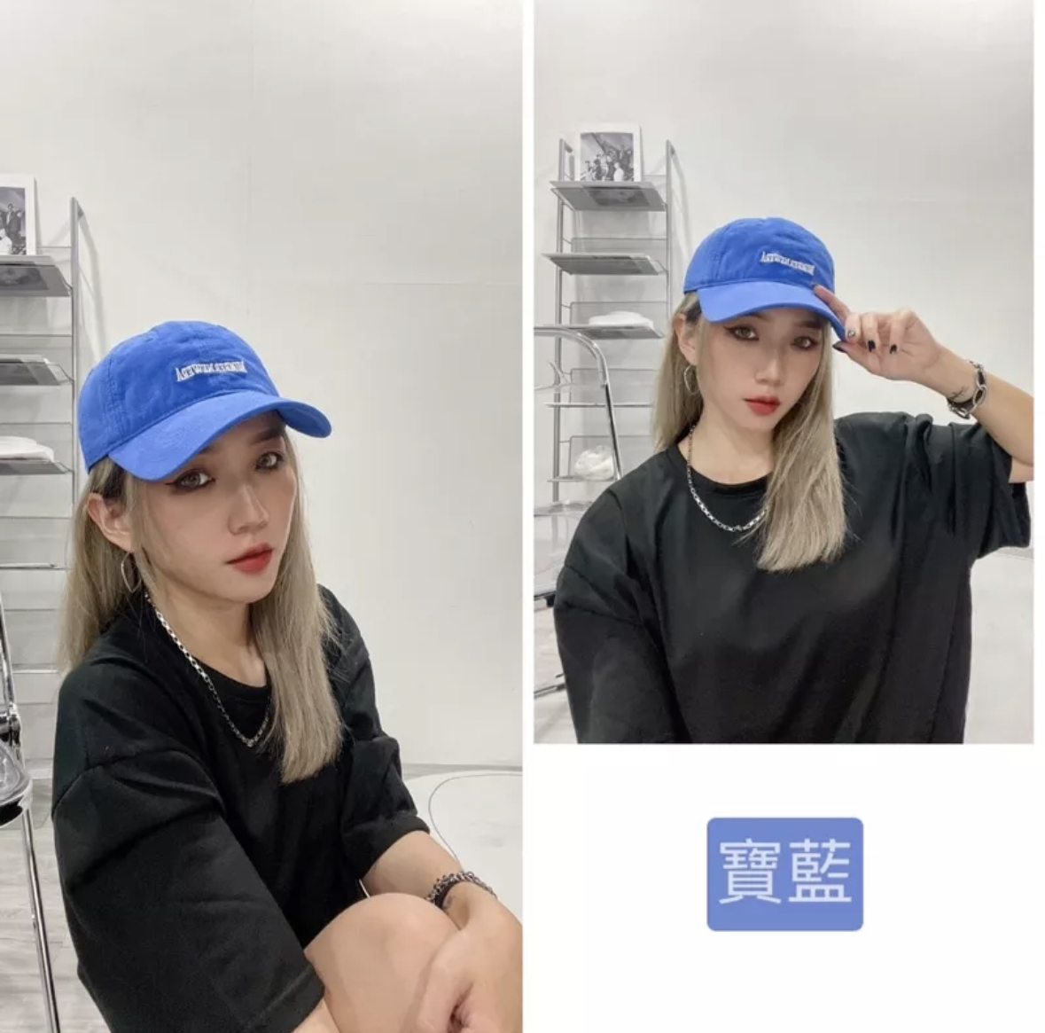 刺繡微水洗小字老帽(H00001)