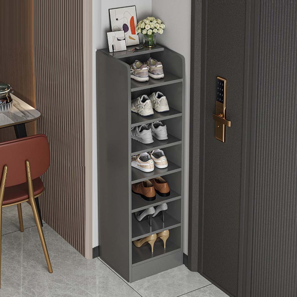 【AOTTO】大容量加深加高窄式鞋架-八層(FT-015)