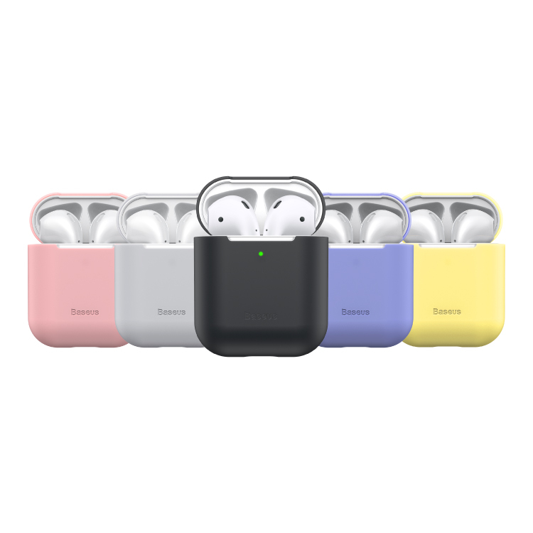 【Baseus倍思】Airpods 1/2代 薄致矽膠保護套