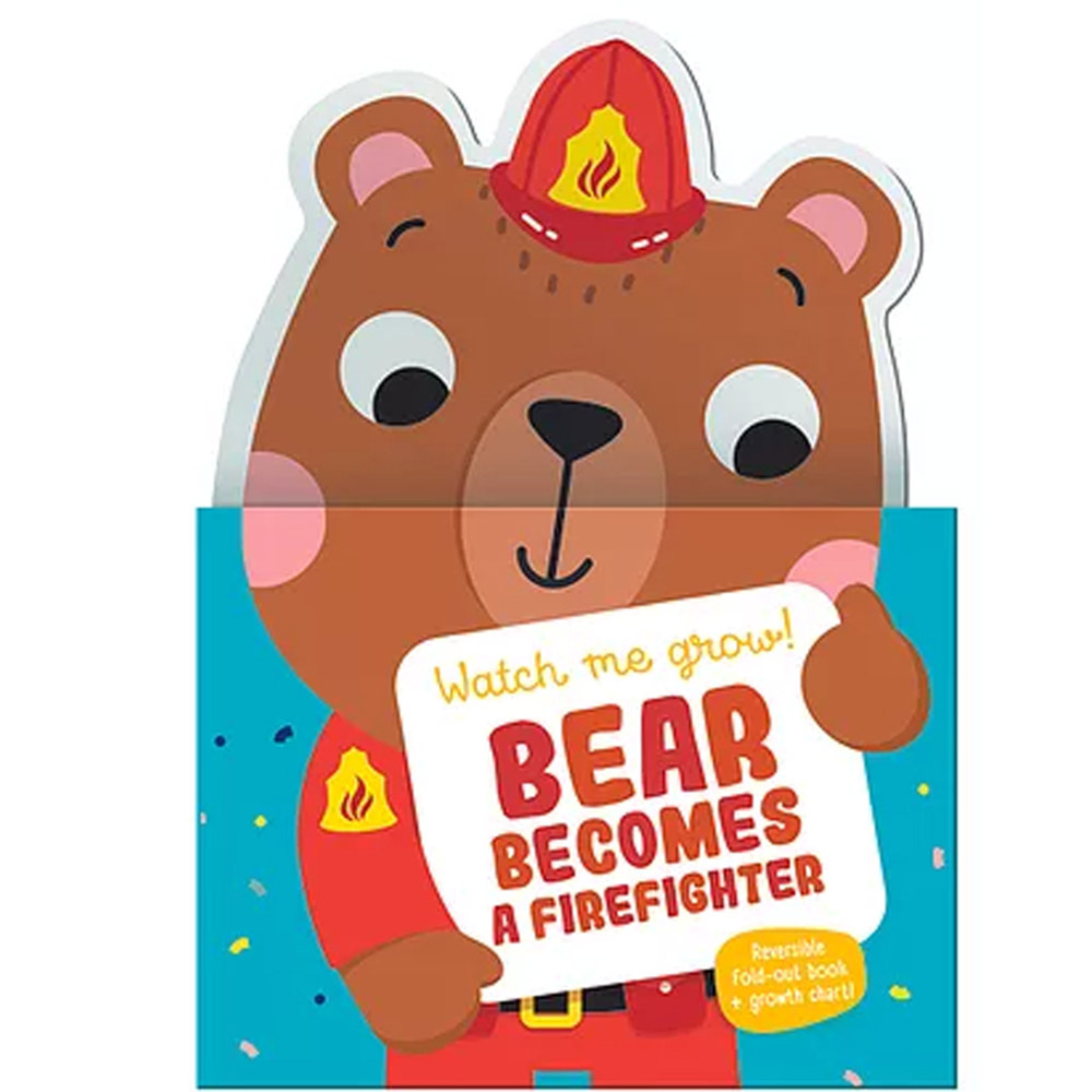 Book & Growth Chart Bear Becomes A Firefighter 成為消防員的小熊(故事書+成長尺)