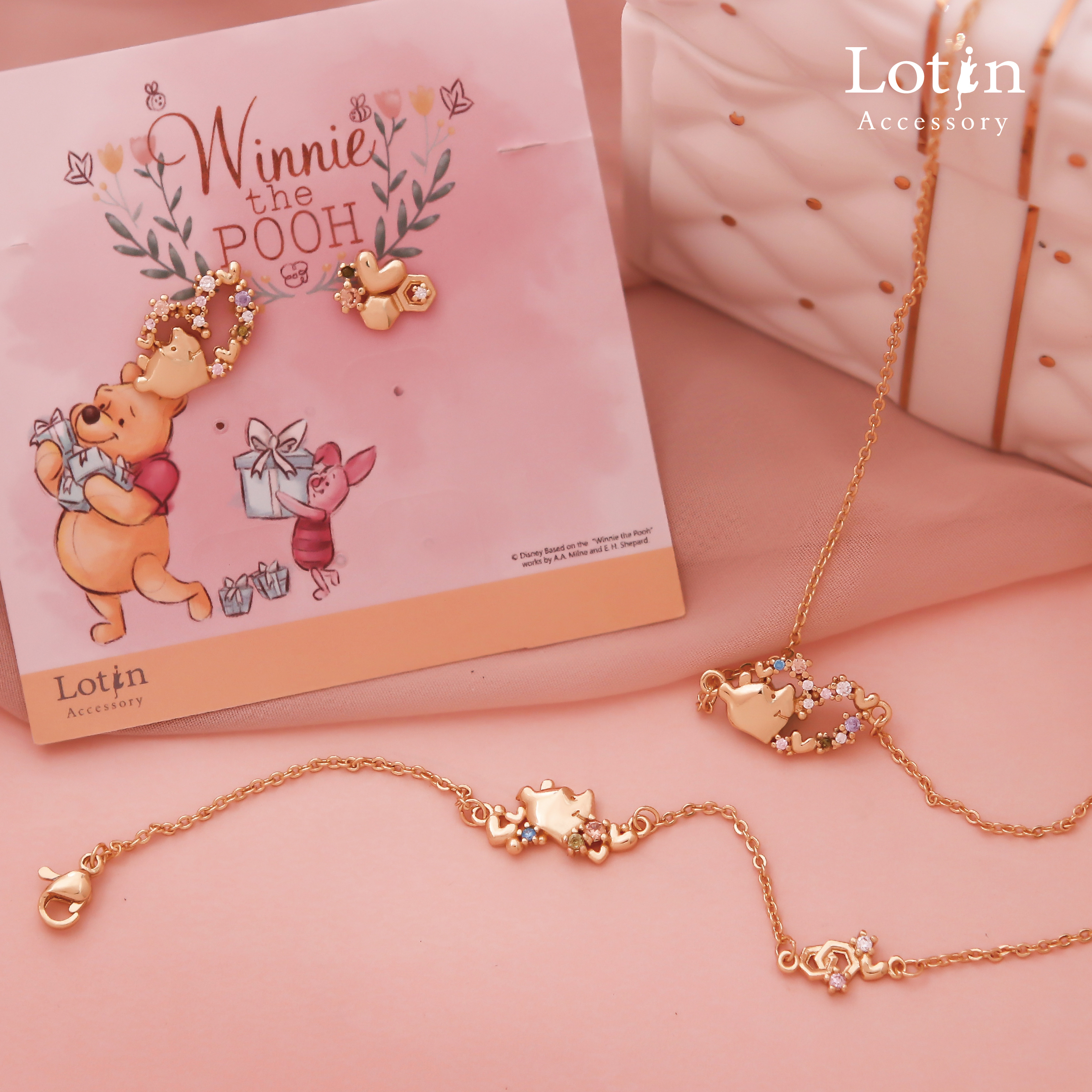 【小熊維尼】戀戀維尼 手鍊