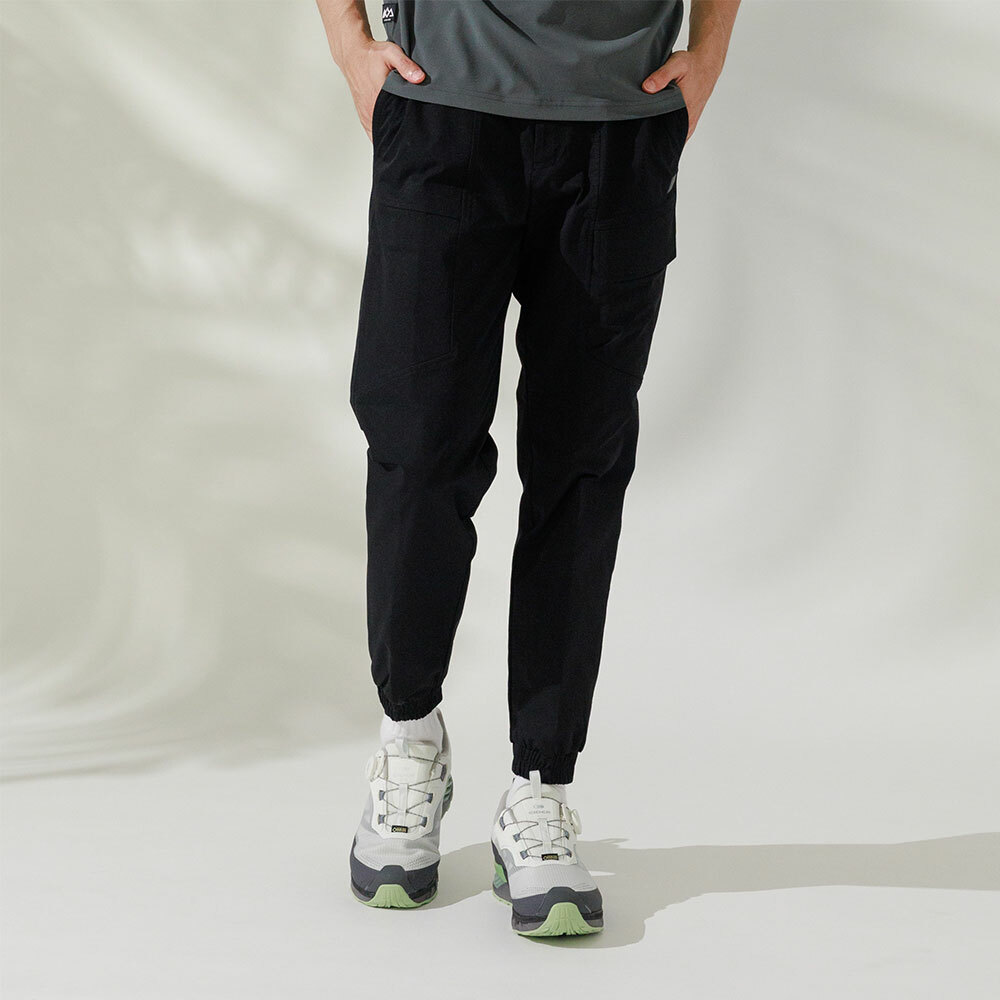 【EIDER】ON THE ROCK 男快乾工裝口袋縮口長褲 / 23EDMM23302-[卡其白、黑]