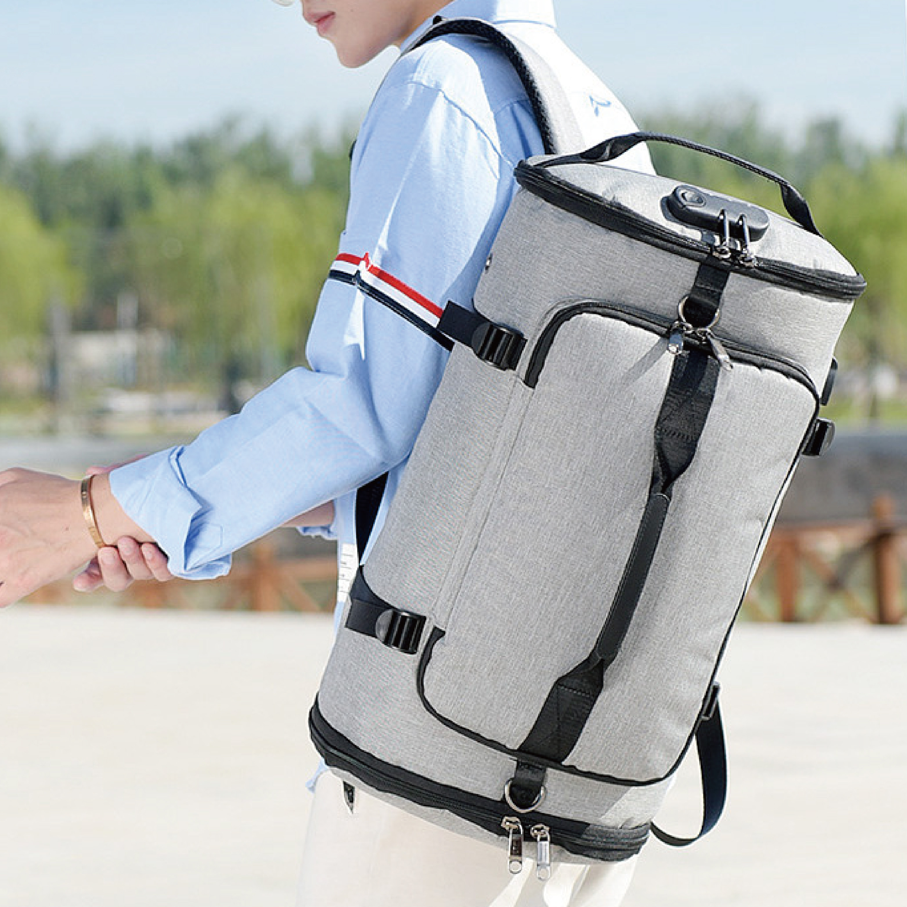 大容量多用途行李雙肩包