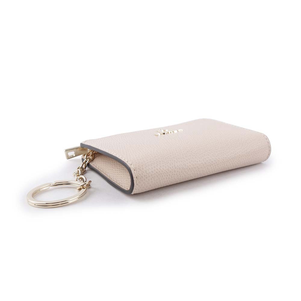 【FURLA】Camelia L 型拉鍊附鑰匙圈零錢/卡夾包(芭蕾粉) WR00435 ARE000 B4L00