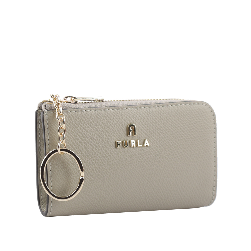 【FURLA】Camelia L 型拉鍊附鑰匙圈零錢/卡夾包