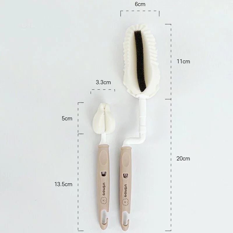 Ubmom 德國過濾泡沫海綿清潔刷套裝（2件套）