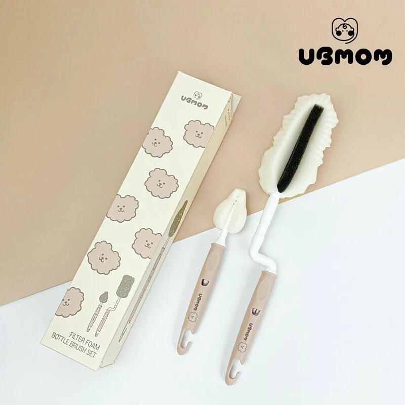Ubmom 德國過濾泡沫海綿清潔刷套裝（2件套）