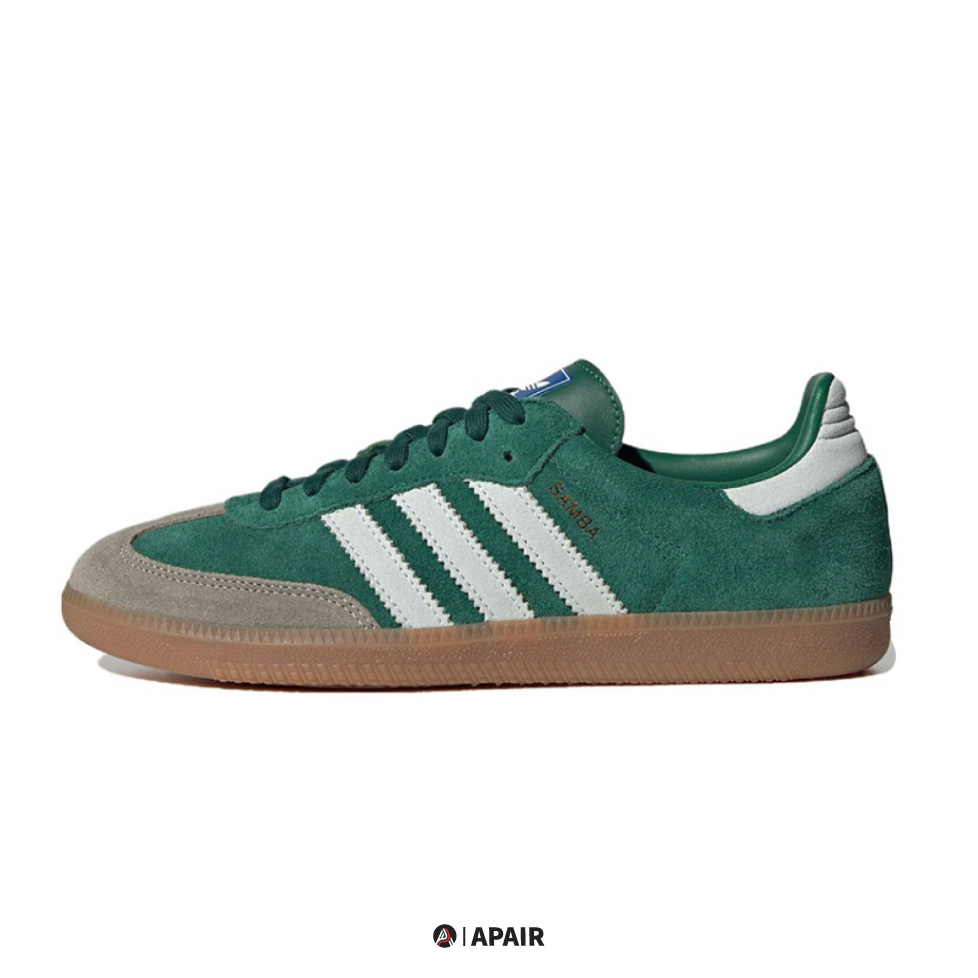 【APAIR】預購  Adidas Originals SAMBA Green Gum Grey Toe 麂皮 綠 灰腳趾 ID2054