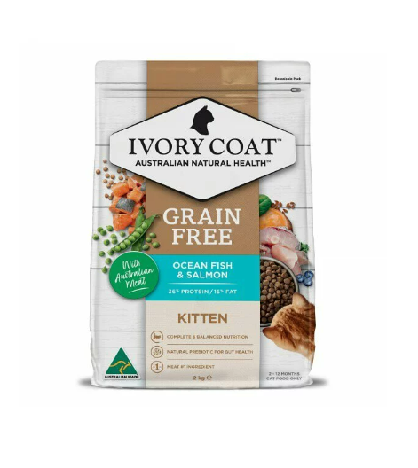 Ivory Coat 深海魚三文魚幼貓糧 2kg [kitten]