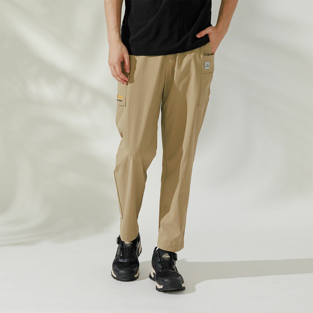 【EIDER】男CORDURA口袋工裝長褲 / 23EDMP23351-[淺褐、卡其綠、黑]
