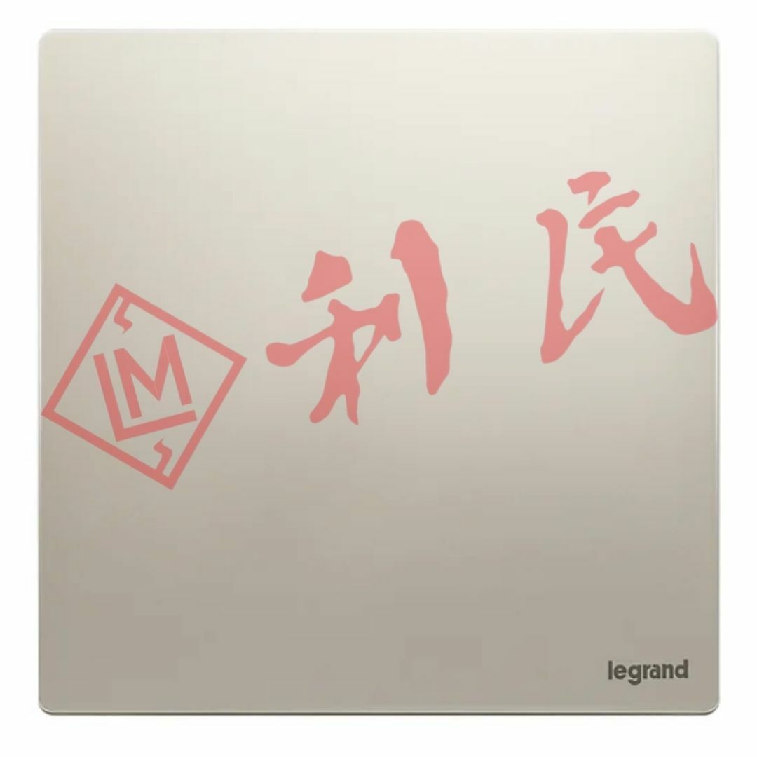 Legrand 羅格朗 MALLIA SENSES 16AX單位單控開關掣 (陶瓷白/香檳金/深沙銀/子夜黑/深古銅)