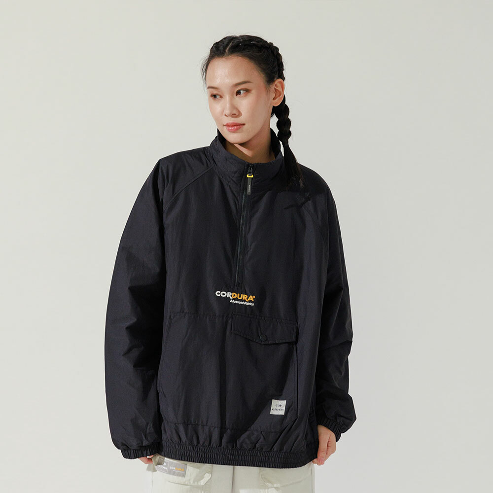 【EIDER】中性CORDURA耐磨保暖鋪棉立領外套 / 22EDUW22144-[黑、淺灰]
