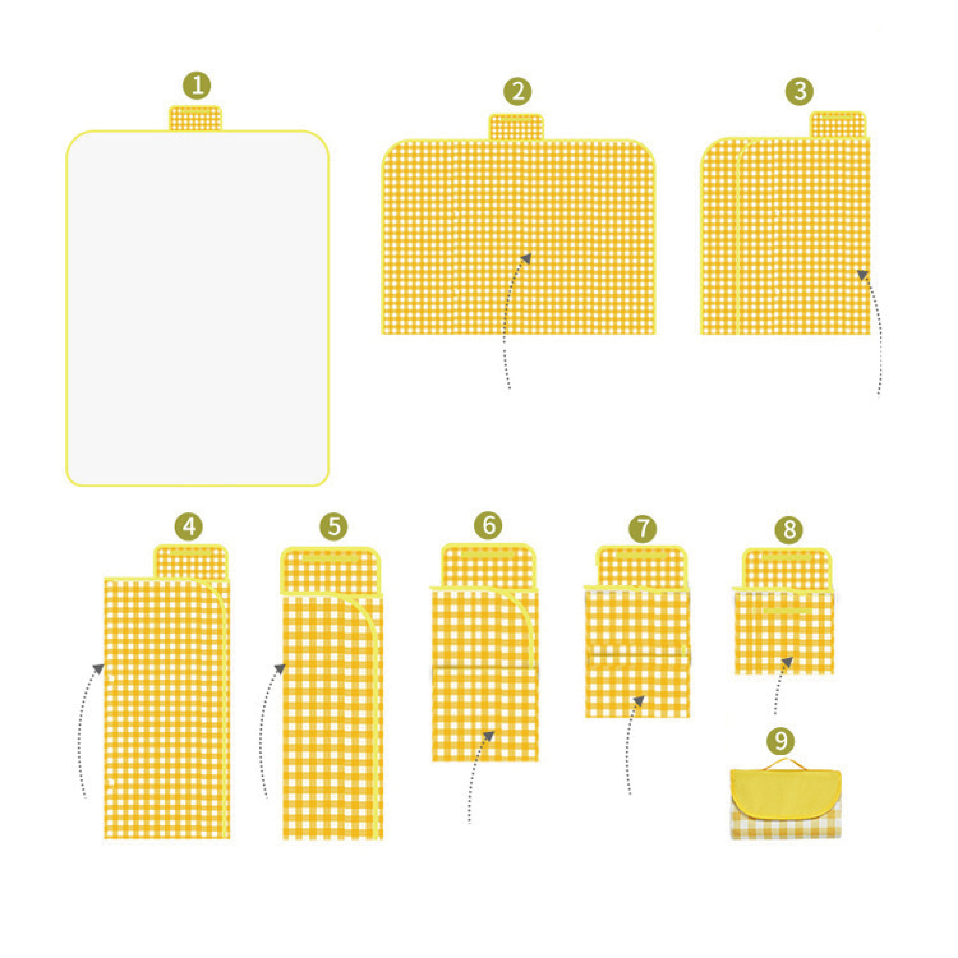 戶外手提折疊牛津布防潮野餐墊