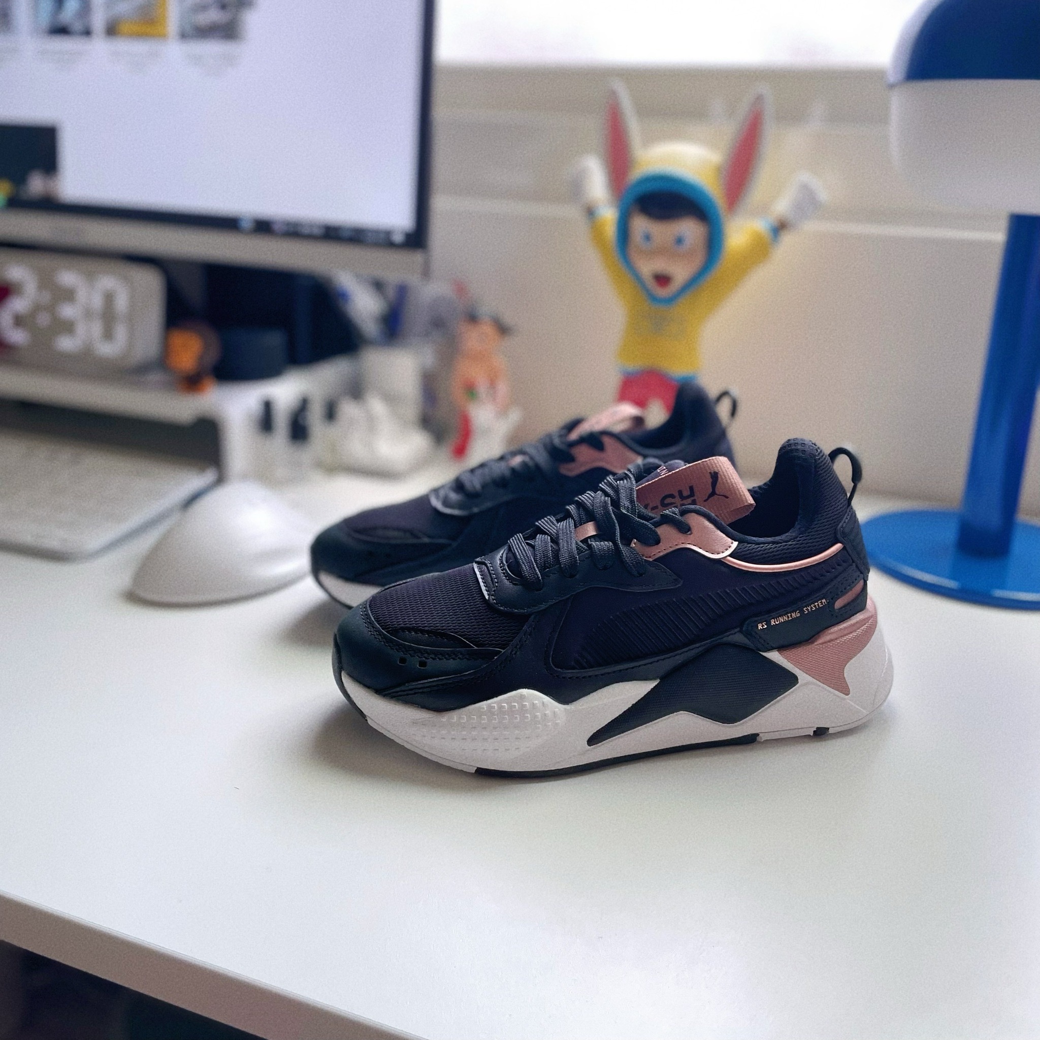 PUMA RS-X Trophy 玫瑰金 黑色 厚底 增高 泫雅 老爹鞋 36945104