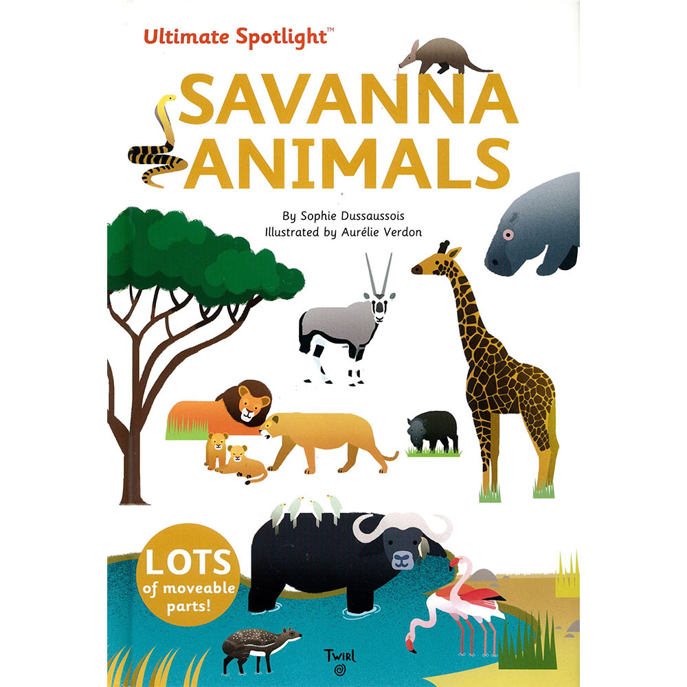 Ultimate Spotlight：Savanna Animals 草原動物翻頁推拉書