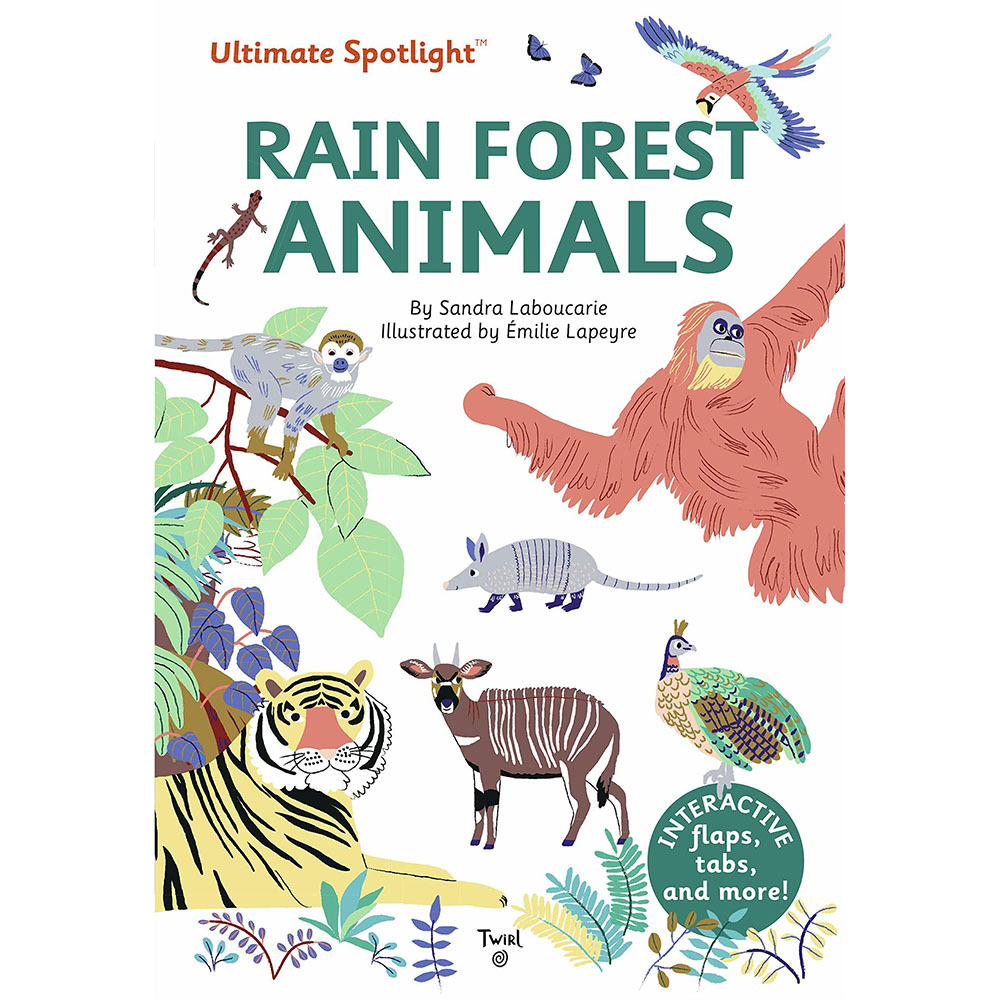 Ultimate Spotlight：Rain Forest Animals 熱帶雨林動物翻頁推拉書