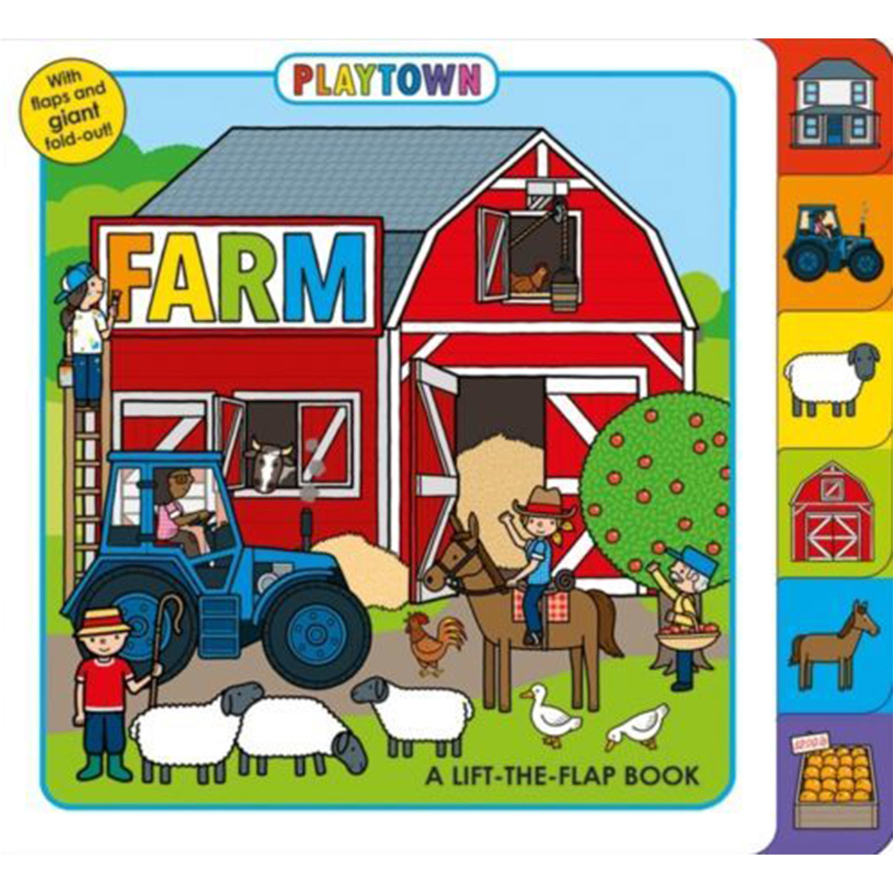 Playtown：Farm 開心農場翻翻書(英國版)