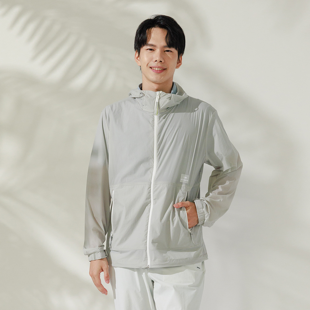 【EIDER】男款防風彈性外套 / 22EDMM22141-[淺灰]