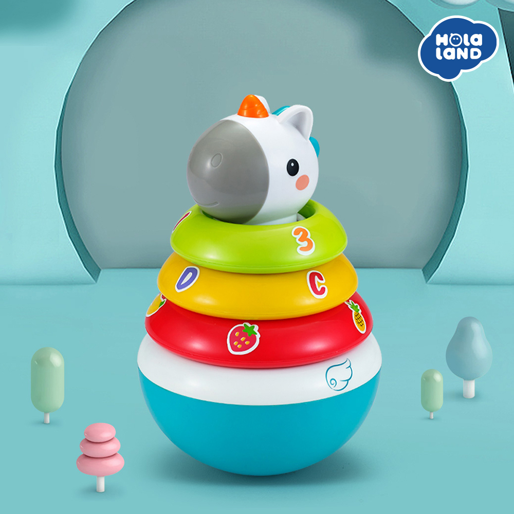 HolaLand歡樂島 獨角獸不倒翁 (匯樂玩具)