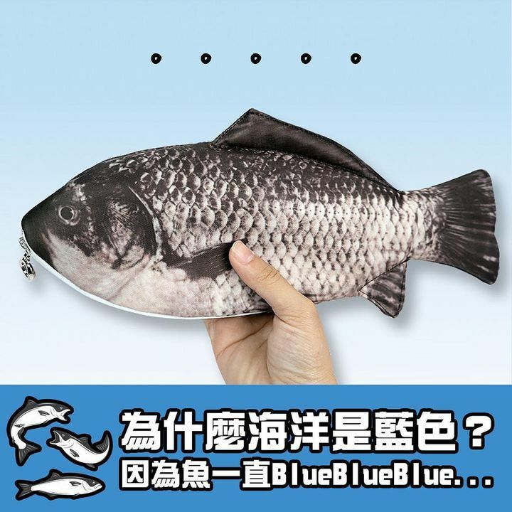 鹹魚筆袋(怕腥慎買)