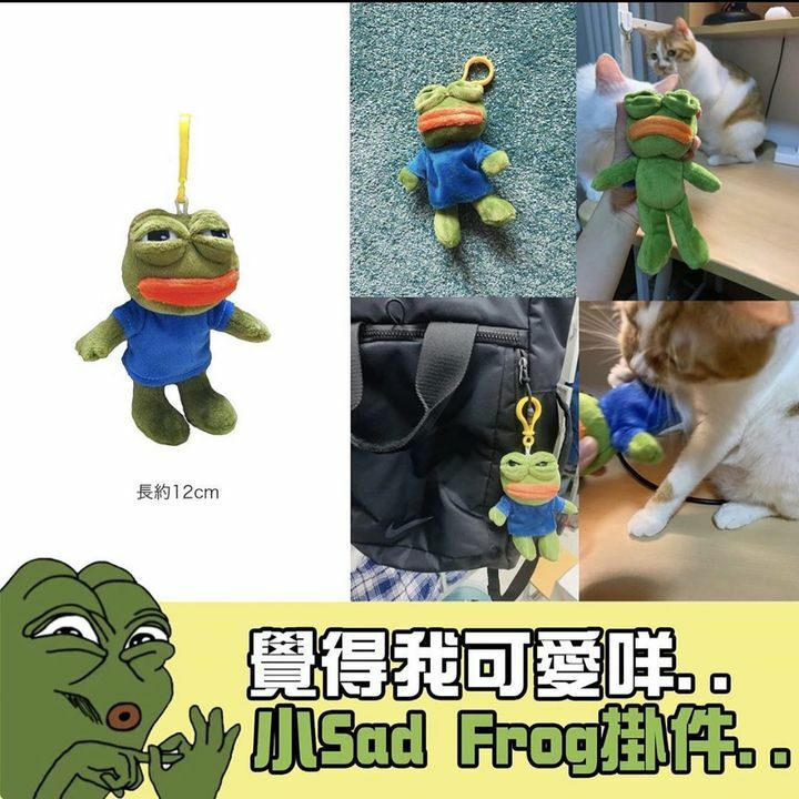 Sad Frog小掛件