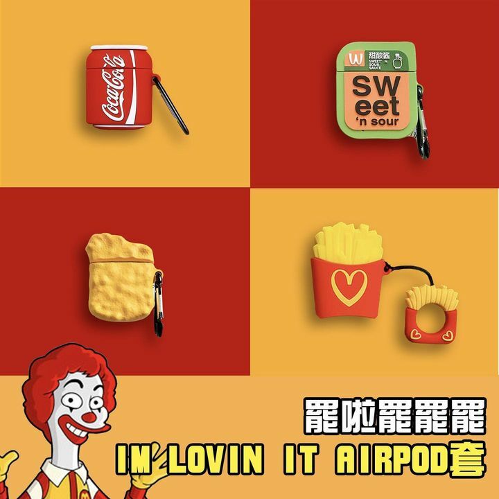 I’m lovin’ it AirPod套款式：可樂 / 甜酸醬 / 麥樂雞 / 薯條