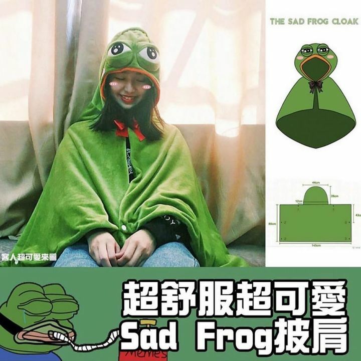 Sad Frog披肩