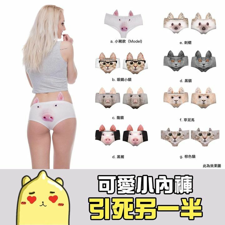 動物小內褲