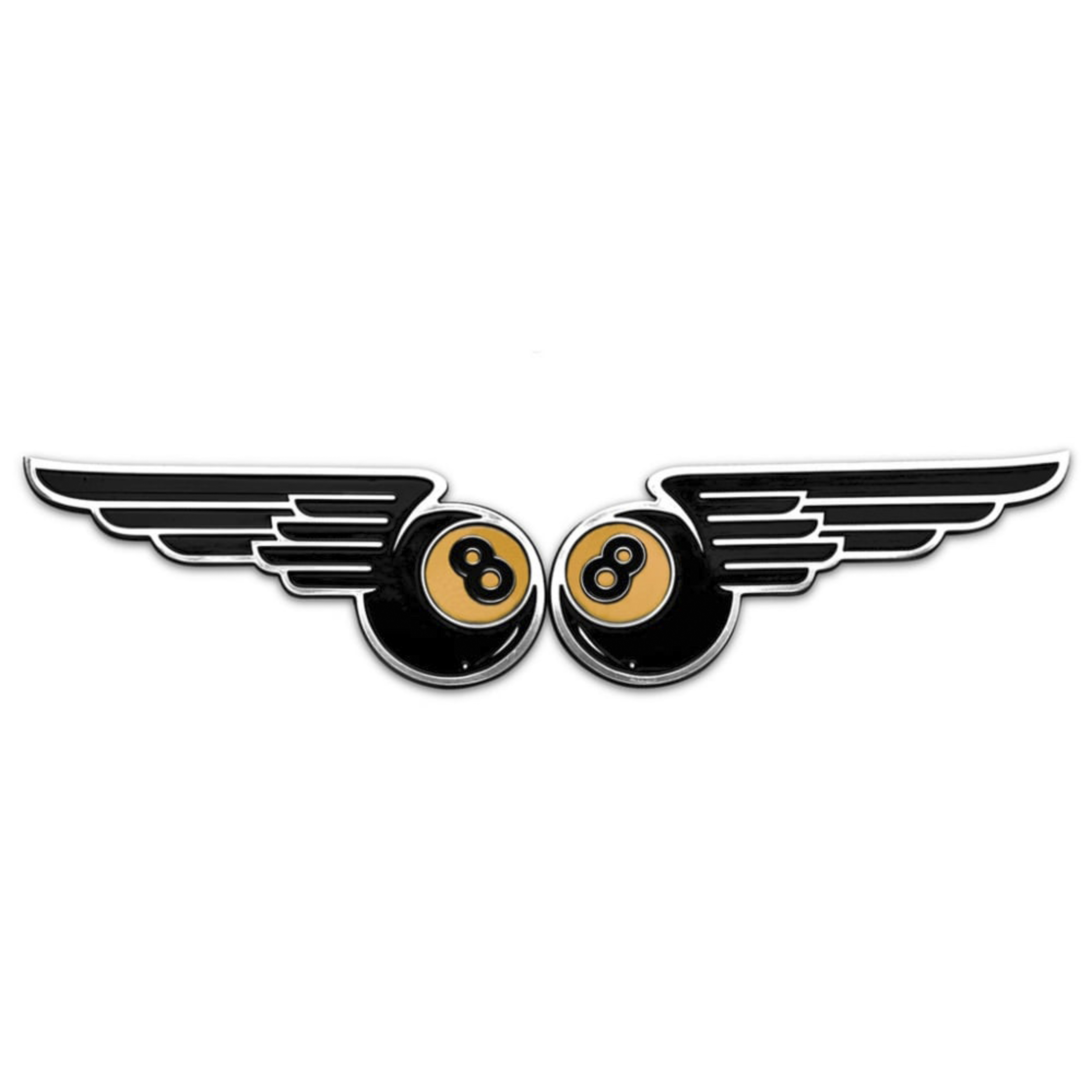 Motone 金屬貼紙 8號球