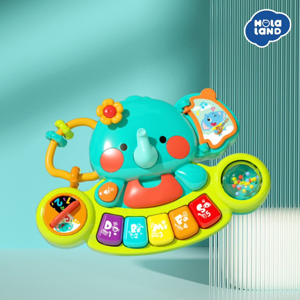 HolaLand歡樂島 大象探索琴 (匯樂玩具)