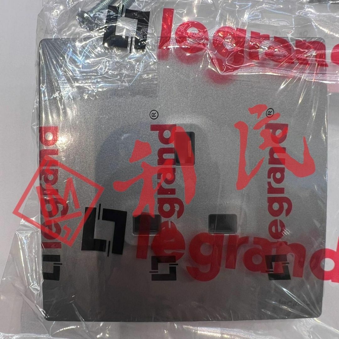 Legrand 羅格朗 MALLIA SENSES 13A單座插座 (陶瓷白/香檳金/深沙銀/子夜黑/深古銅)